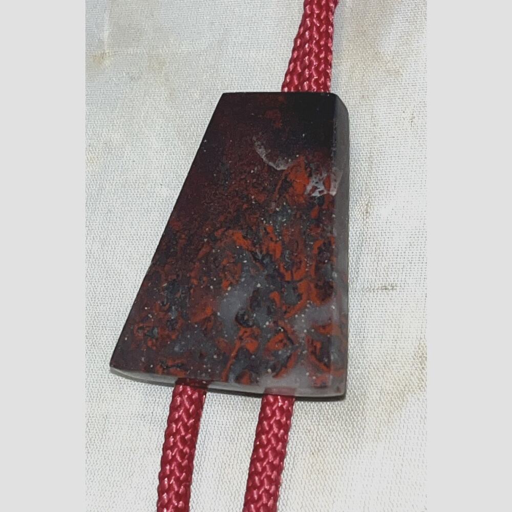 C1970s Bloodstone Bolo Tie Retro Western